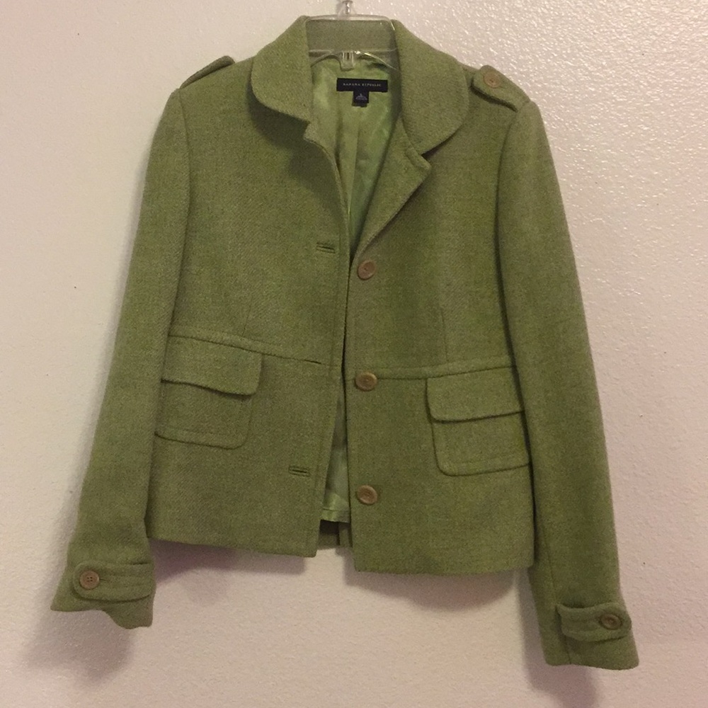 Banana Republic Green Peacoat short